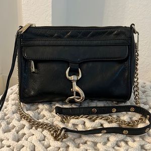Rebecca Minkoff Mini MAC Convertible Crossbody Bag Black
